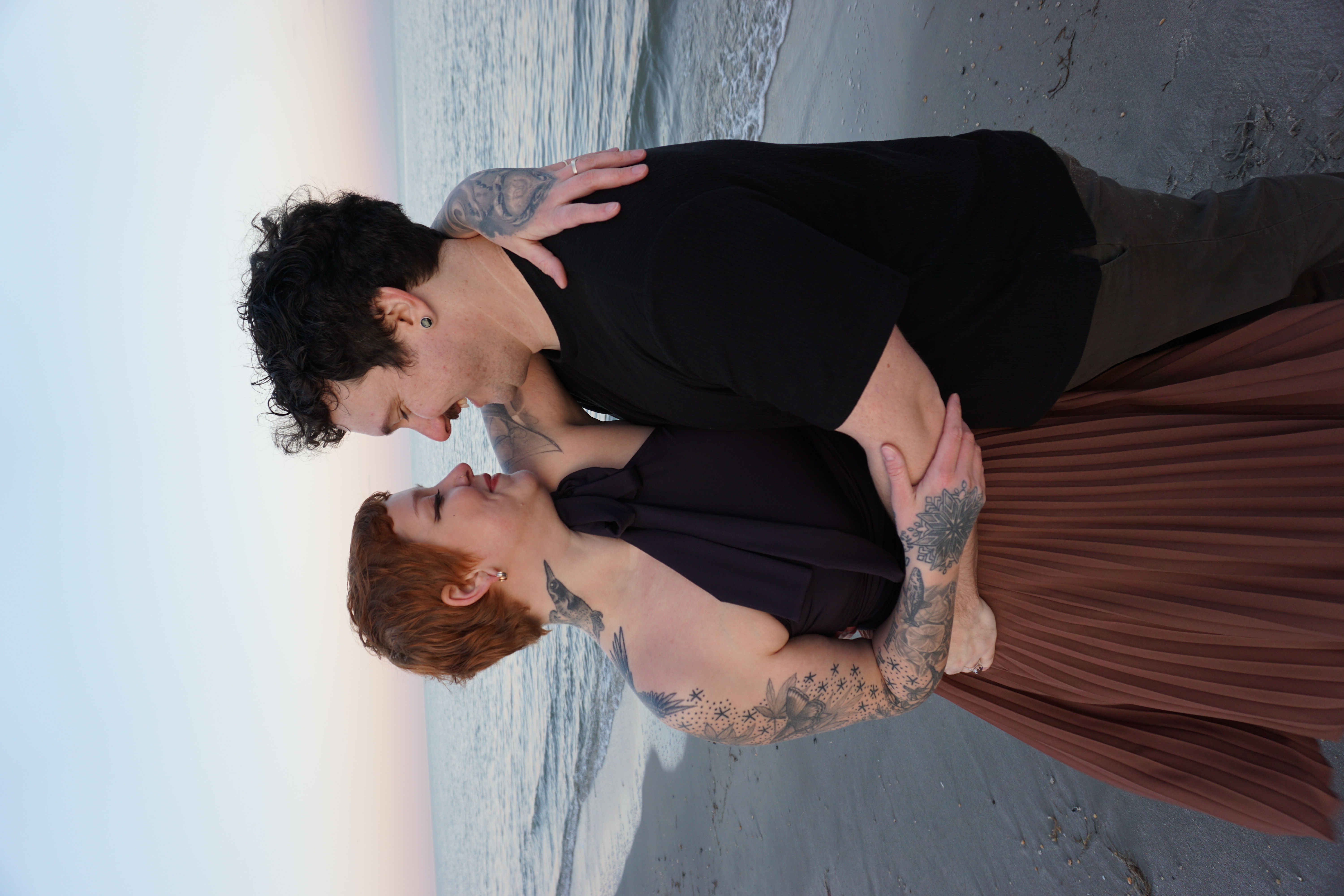 Lara and Jake at the beach